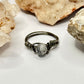 Charcoal Crazy Lace Agate Ring