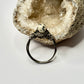 Charcoal Dalmatian Jasper Ring