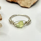 Sterling Green Calcite Ring