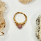 Gold Rhodonite Ring