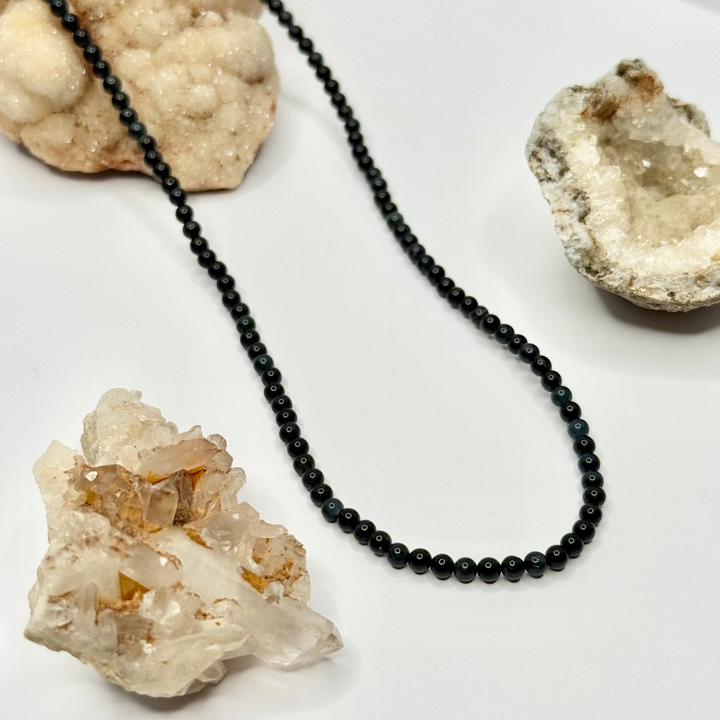 Gold Green Goldstone Beaded Necklace