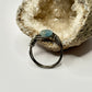 Charcoal Blue Beryl Ring