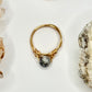 Gold Crazy Lace Agate Ring
