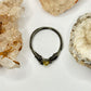 Charcoal Yellow Jade Ring