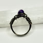 Charcoal Amethyst Ring
