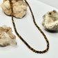 Gold Plated Tigers Eye Beaded Necklace