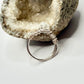 Silver Howlite Ring