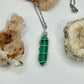 Silver Green Aventurine Necklace