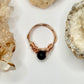 Rose Gold Onyx Ring