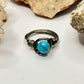 Charcoal Dyed Howlite Ring