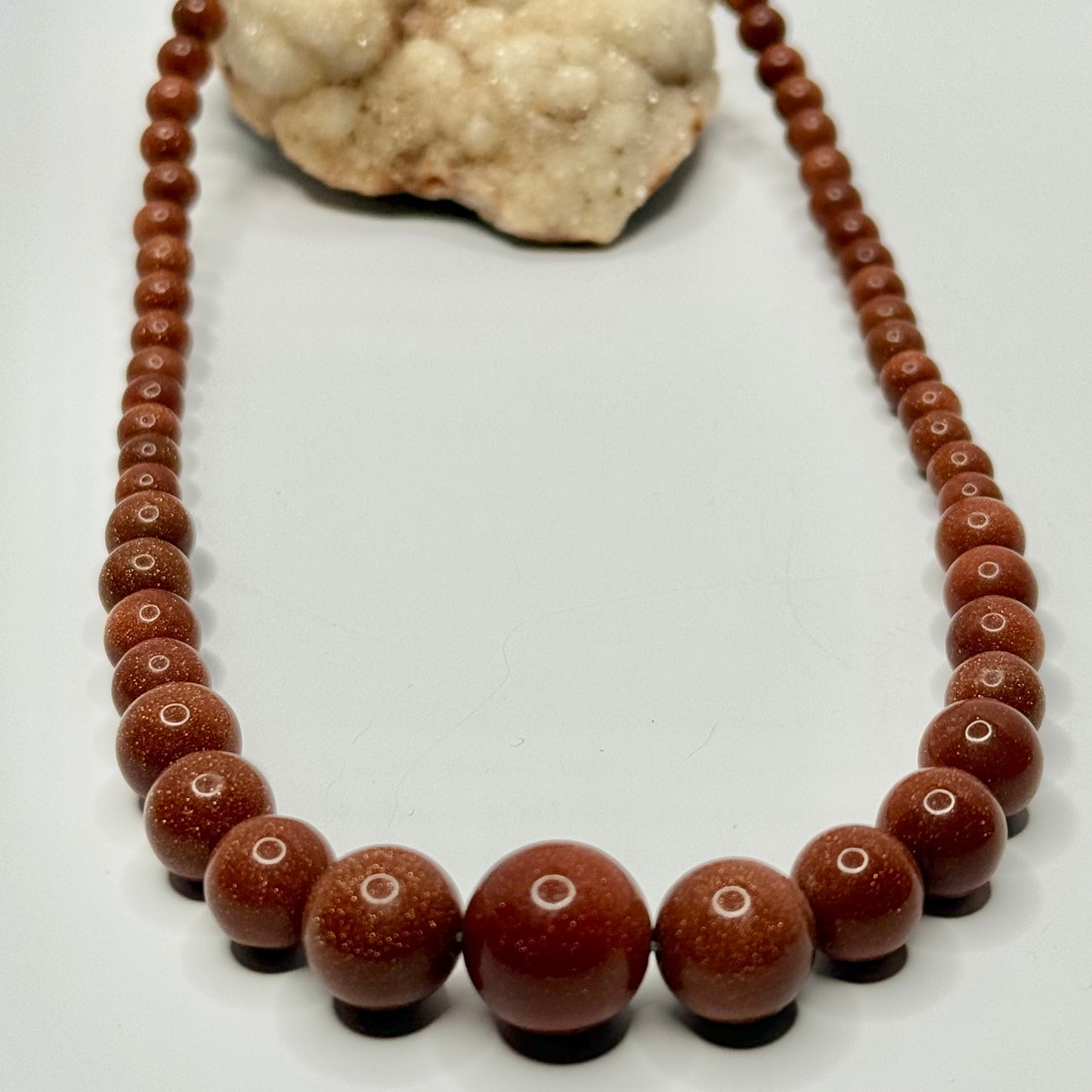 Sunstone Beaded Necklace
