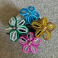 Blue Beaded Flower Stake