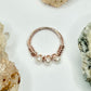 Rose Gold Pearl Ring
