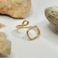 Gold Bypass Ring