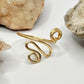 Gold Coil Wrap Ring