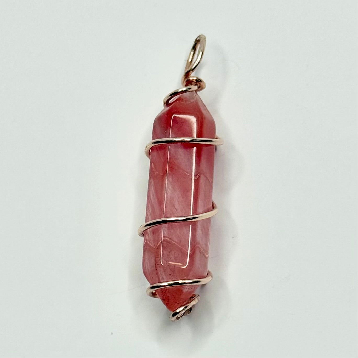 Rose Quartz Agate Necklace