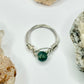 Sterling Silver Moss Agate Ring