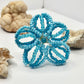 Blue Beaded Flower Stake