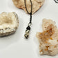 Charcoal Dalmatian Jasper and Onyx Necklace
