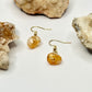 Gold Citrine Earrings