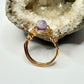 Gold Plated Amethyst Ring