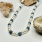 Blue Coral Beaded Necklace