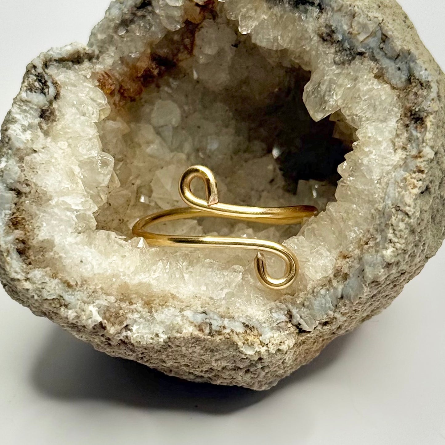 Gold Bypass Ring