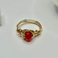 Gold Carnelian Ring