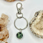 Silver Zoisite Keychain
