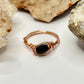 Rose Gold Onyx Ring