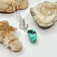 Silver Caribbean Calcite Toggle Necklace