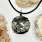 Charcoal Orthoceras Fossil Necklace