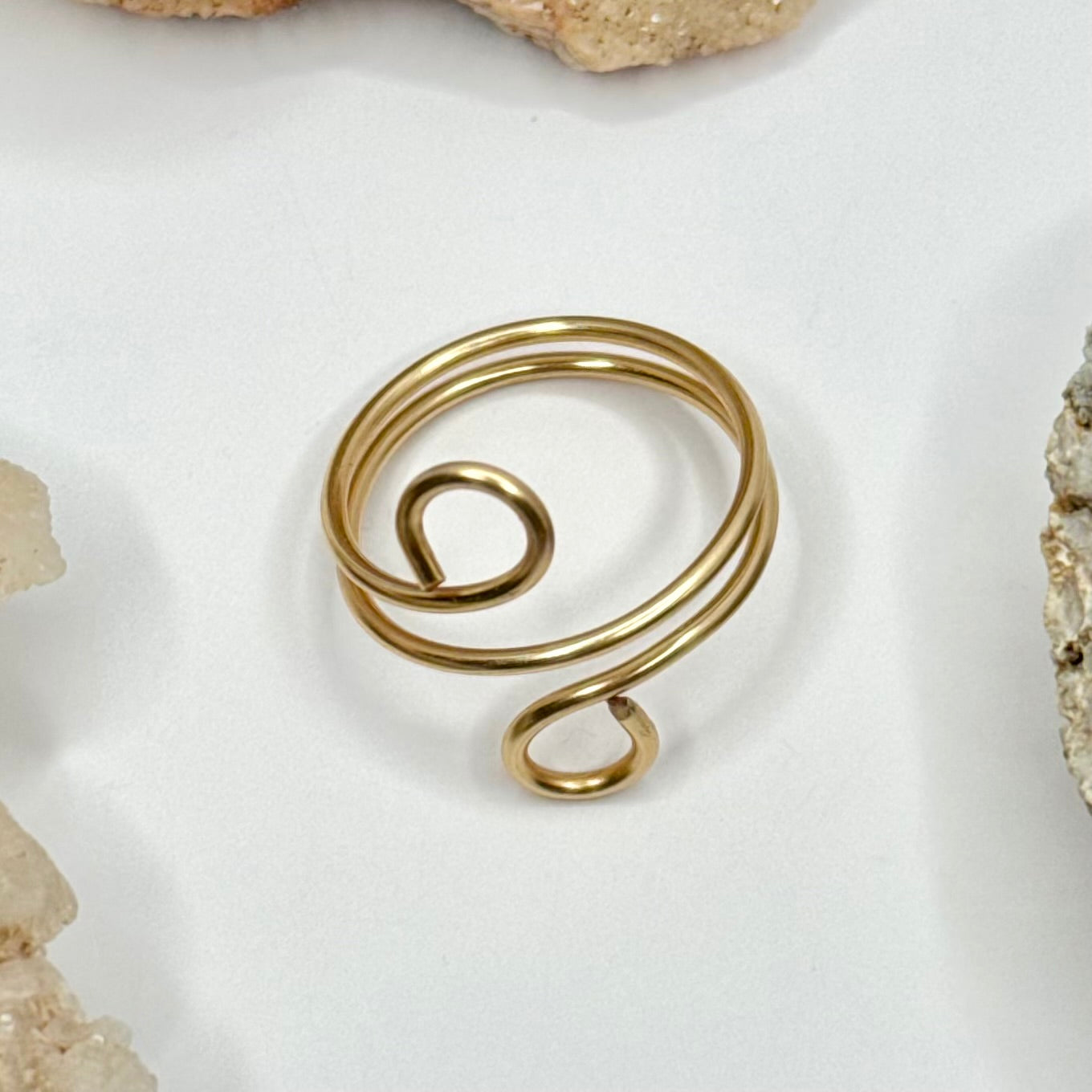 Gold Swirl Ring