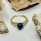 Gold Lapis Ring
