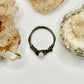 Charcoal Pink Pearl Ring