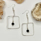 Sterling Silver Moss Agate Dangles