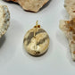 Gold Australian Zebra Jasper Pendant