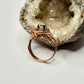 Rose Gold Dalmatian Jasper Ring