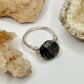 Silver Obsidian Ring