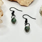 Charcoal Rainforest Jasper Earrings
