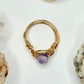 Gold Plated Amethyst Ring