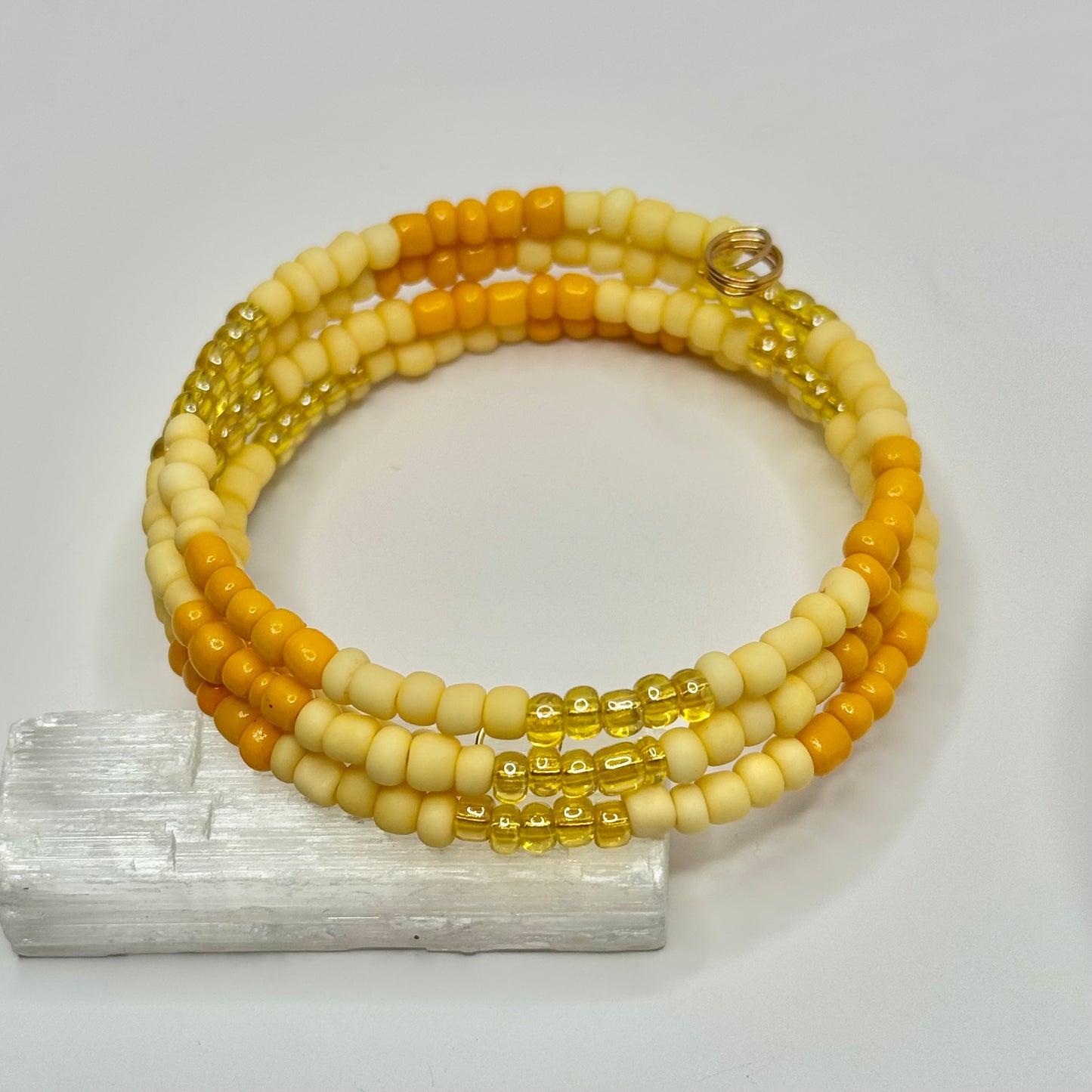 Gold Yellow Wrap Bracelet
