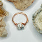 Rose Gold Howlite Ring