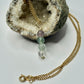 Gold Fluorite Necklace