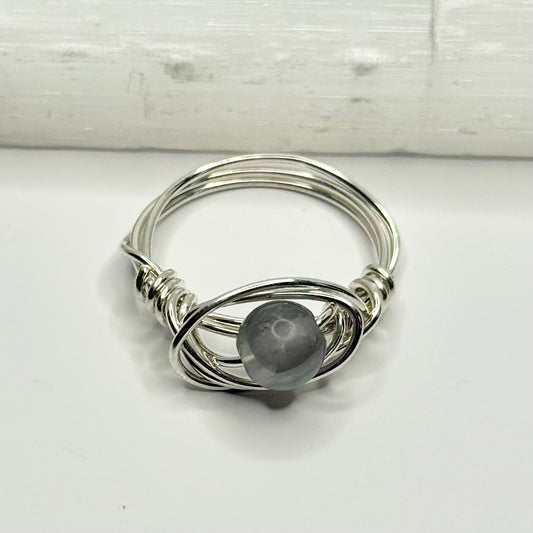 Sterling Silver Fluorite Ring