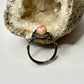 Charcoal Red Vein Jasper Ring