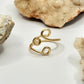 Gold Bypass Ring