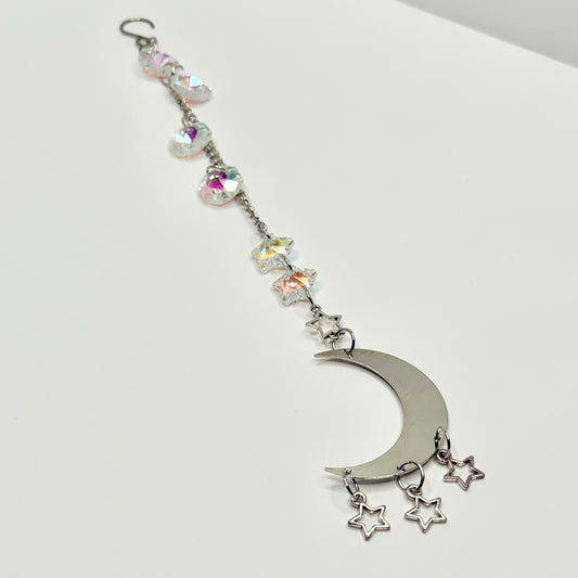 Silver Starry Night Suncatcher