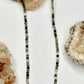 Sterling Silver Moss Agate Beaded Necklace