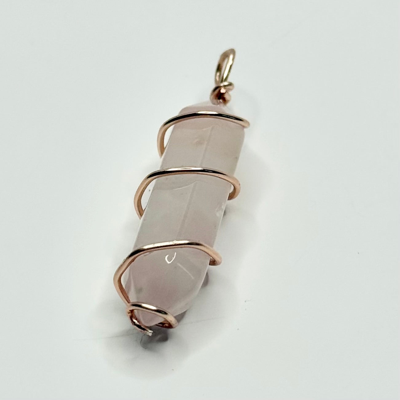 Rose Gold Rose Quartz Necklace